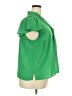 ELOQUII 100% Polyester Green Short Sleeve Blouse Size 20 - photo 4