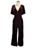 Greylin Solid Burgundy Jumpsuit Size S - photo 1