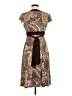 Jones Studio Paisley Brown Casual Dress Size 6 - photo 2