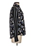 Express 100% Polyester Floral Black Long Sleeve Blouse Size XS - photo 4
