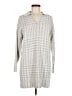 Stellae Dux Houndstooth Silver Pullover Sweater Size M - photo 1