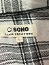 Ci Sono Plaid Silver 3/4 Sleeve Button-Down Shirt Size L - photo 7