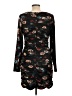 Slate & Willow Print Black Cocktail Dress Size 10 - photo 2