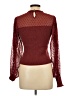 Sam Edelman 100% Polyester Burgundy Long Sleeve Blouse Size L - photo 2