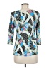 Unbranded Blue 3/4 Sleeve Blouse Size M (estimated) - photo 2