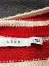 Lush Stripes Red Pullover Sweater Size L - photo 7