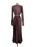 L'IDÉE 100% Polyester Burgundy Cocktail Dress Size S - photo 2