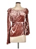 StyleStalker Burgundy Long Sleeve Blouse Size L (estimated) - photo 1