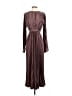 L'IDÉE 100% Polyester Burgundy Cocktail Dress Size S - photo 1