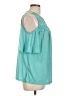 Signature Studio Teal Sleeveless Blouse Size L - photo 4