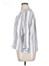 Splendid Stripes Silver 3/4 Sleeve Button-Down Shirt Size XL - photo 5