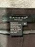 Sandro Sportswear Solid Black Formal Skirt Size 8 - photo 4