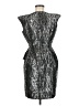 Evan Picone Metallic Silver Cocktail Dress Size 6 - photo 2