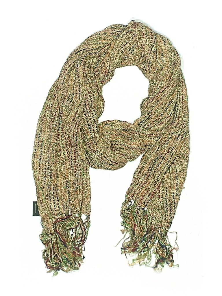 Pre-owned Assorted Brands Scarf In Tan