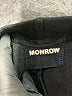 Monrow Solid Black Track Pants Size S - photo 7