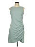 Nine West Solid Teal Casual Dress Size L (petite) - photo 1