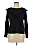 J.Crew Black Long Sleeve Blouse Size L - photo 1