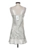 Audrey 3+1 100% Polyester Metallic Silver Cocktail Dress Size S - photo 2