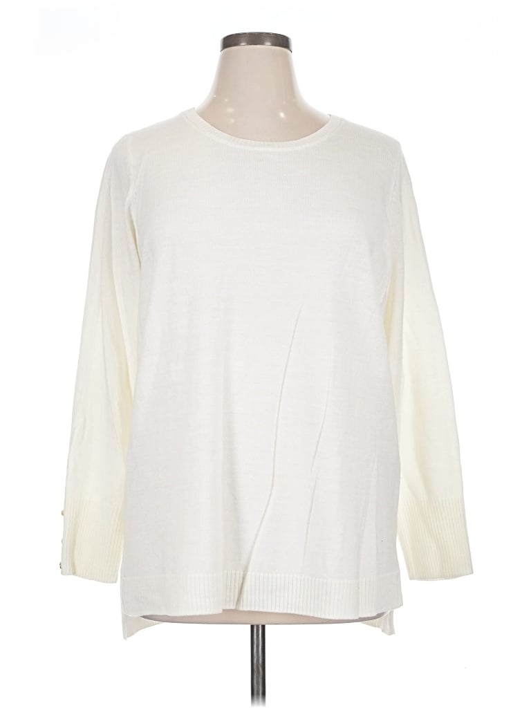 Pre-owned Iman Pullover Sweater In Ivory
