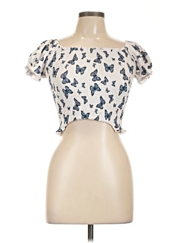 J for Justify Short Sleeve Blouse (view 1)
