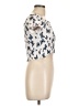 J for Justify Ivory Short Sleeve Blouse Size 10 - 12 - photo 4