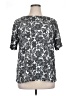 Lane Bryant 100% Polyester Silver Short Sleeve Blouse Size 14 - 16 Plus - photo 1