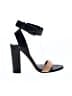 Vince. 100% Leather Color Block Black Heels Size 8 1/2 - photo 1