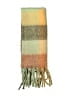 Steve Madden Plaid Brown Green Scarf One size - photo 2