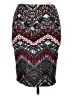 Hot Kiss Graphic Black Casual Skirt Size XL - photo 2