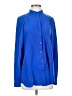 Equipment Blue Long Sleeve Blouse Size S - photo 1