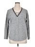 Jennifer Lopez Gray Pullover Sweater Size XL - photo 1