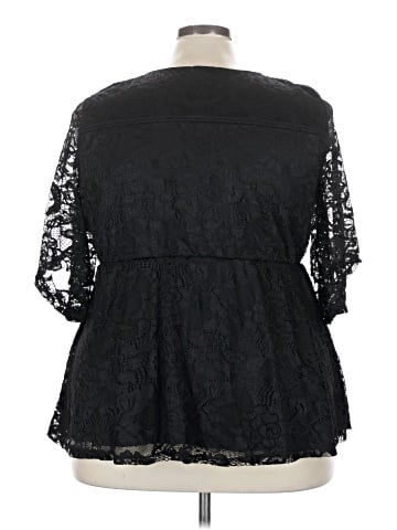 Kiyonna 3/4 Sleeve Blouse (view 2)