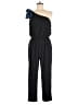 Amanda Uprichard 100% Polyester Solid Black Jumpsuit Size L - photo 1