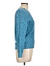 Kim Rogers 100% Cotton Tweed Blue Pullover Sweater Size L (petite) - photo 4