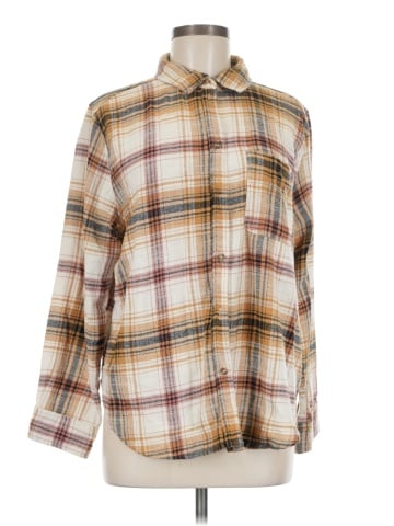 Love Tree Long Sleeve Button-Down Shirt (view 1)