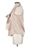 Equipment 100% Polyester Tan Sleeveless Blouse Size XXS - photo 5