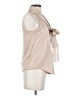 Equipment 100% Polyester Tan Sleeveless Blouse Size XXS - photo 4