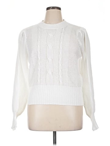 Shein Curve Pullover Sweater (view 1)