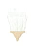 WAYF 100% Polyester Ivory Bodysuit Size S - photo 1