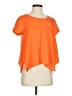 BCBGMAXAZRIA 100% Polyester Orange Short Sleeve Top Size XS - photo 1
