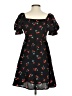 Shein 100% Polyester Floral Black Cocktail Dress Size 2 - photo 2