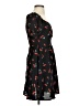 Shein 100% Polyester Floral Black Cocktail Dress Size 2 - photo 4