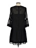 Ann Taylor LOFT 100% Polyester Solid Black Cocktail Dress Size 0 - photo 2