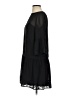 Ann Taylor LOFT 100% Polyester Solid Black Cocktail Dress Size 0 - photo 5