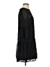 Ann Taylor LOFT 100% Polyester Solid Black Cocktail Dress Size 0 - photo 4