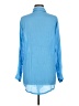 Unbranded Blue Long Sleeve Button-Down Shirt Size M - photo 2