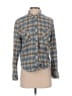Volcom Plaid Gray Long Sleeve Button-Down Shirt Size S - photo 1