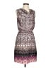 Dana Buchman 100% Polyester Print Pink Cocktail Dress Size XS - photo 1