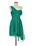 H&M 100% Polyester Green Cocktail Dress Size 6 - photo 1