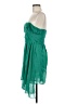 H&M 100% Polyester Green Cocktail Dress Size 6 - photo 5